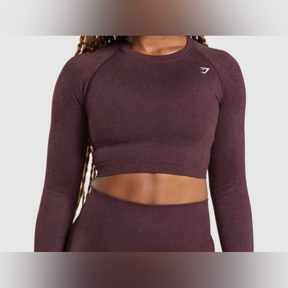 Gymshark Adapt Fleck seamless crop top